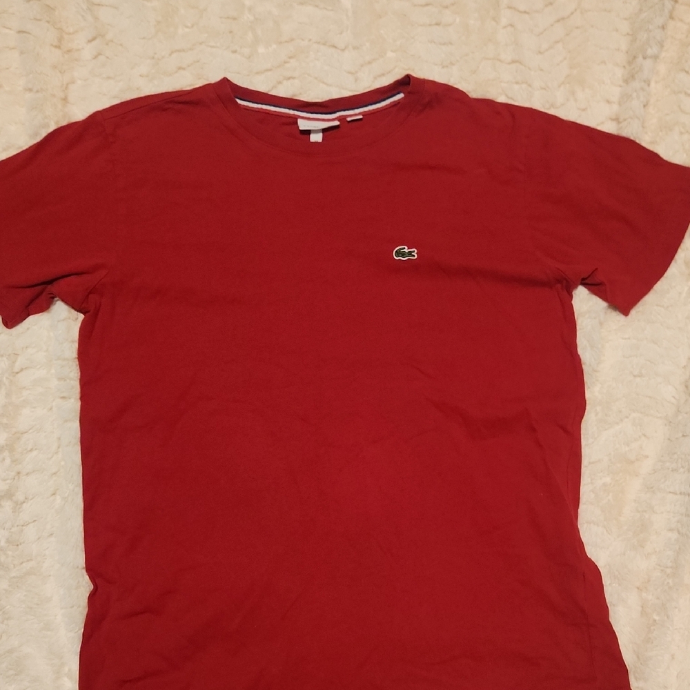 Lacoste Men's Classic Red Tee
